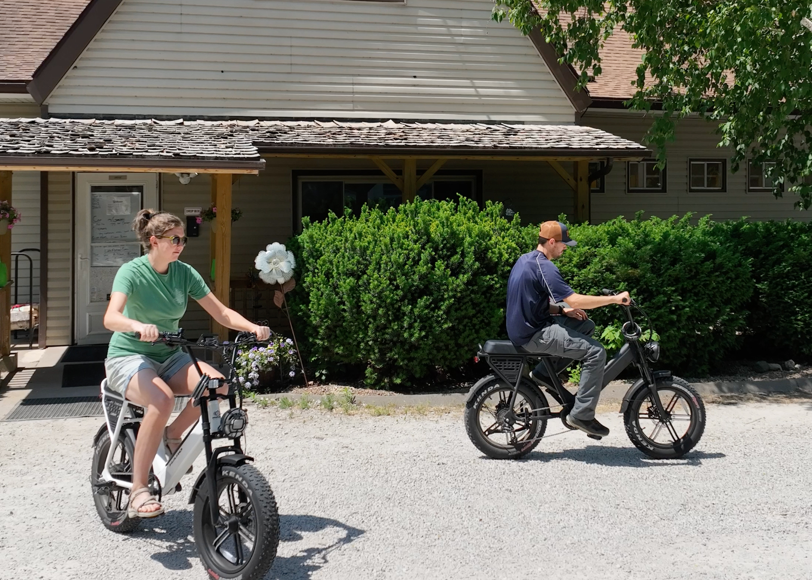 E-bikes available for rent at Geneseo Campground