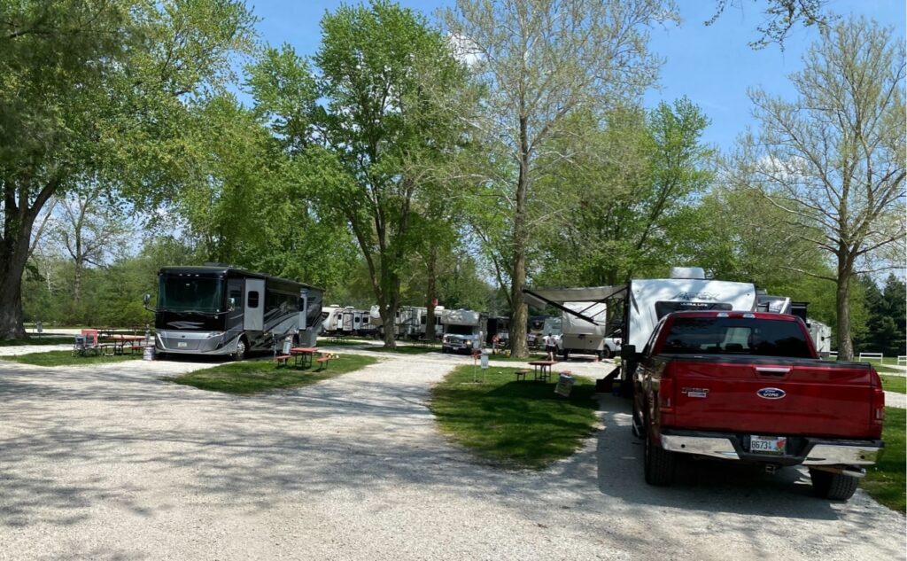 Spacious RV campsite