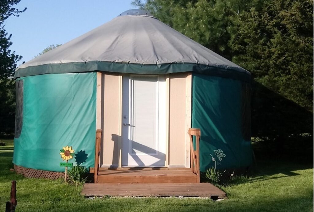 Yurt exterior