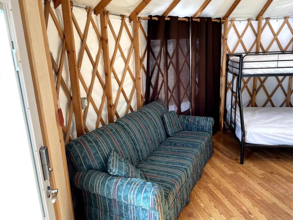 Yurt living space